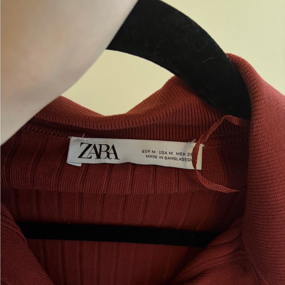 Zara Ribbed Button-Up Cardigan - Picture 5 of 5